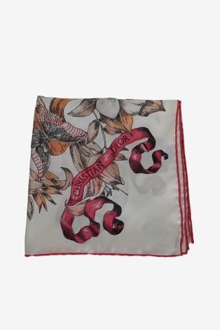 Christian Dior Silk Scarf - Designer scarf at The Find Luxury Resale - Vancouver, Canada