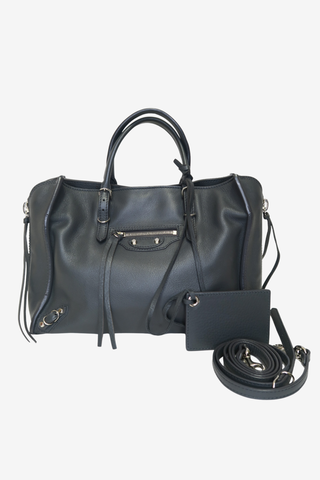 Balenciaga Papier Grey Leather Bag - Designer Handbags at The Find Luxury Resale - Vancouver, Canada