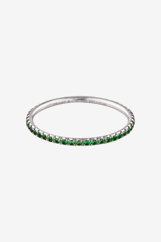 Tiffany & Co. 18K Tsavorite Garnet Metro Ring - Designer Rings at The Find Luxury Resale - Vancouver, Canada