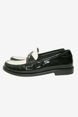 Saint Laurent Leather Loafers sz 38 - Designer shoes at The Find Luxury Resale - Vancouver, Canada