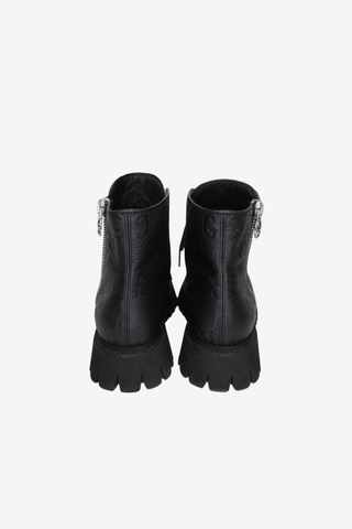 Gucci Black Leather Booties sz 40.5