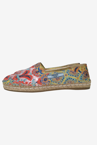 Prada Embroidered Espadrilles sz 41 - Designer shoes at The Find Luxury Resale - Vancouver, Canada