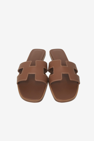Hermes Oran Sandals Sz 36.5 - Designer sandals at The Find Luxury Resale - Vancouver, Canada