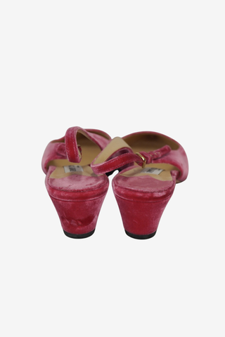 Jimmy Choo Velvet Slingback sz 39.5