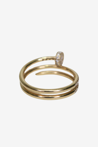Cartier Juste Un Clou Ring Double Half-Paved - Designer Accessories at The Find Luxury Resale - Vancouver, Canada
