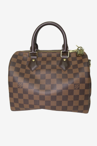 Louis Vuitton Damier Ebene Speedy Bandouliere 25 - Designer Handbags at The Find Luxury Resale - Vancouver, Canada