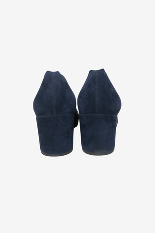 Chloe Scalloped Suede Pump Sz 38 - Designer shoes at The Find Luxury Resale - Vancouver, Canada