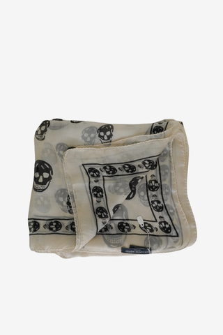 Alexander McQueen Silk Scarf - Designer scarf at The Find Luxury Resale - Vancouver, Canada