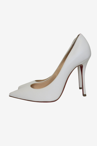 Christian Louboutin White Pumps sz 36 - Designer shoes at The Find Luxury Resale - Vancouver, Canada