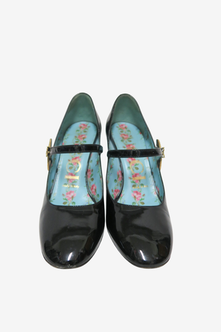 Gucci Bee Mary-Jane Pumps Sz 36.5