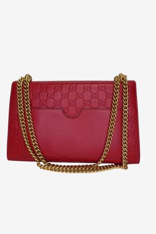 Gucci Red Medium Padlock Bag