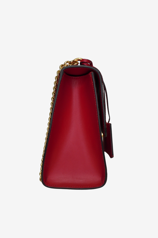 Gucci Red Medium Padlock Bag