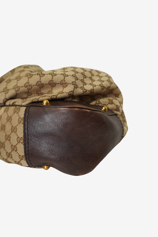 Gucci GG Canvas Jockey Large Hobo