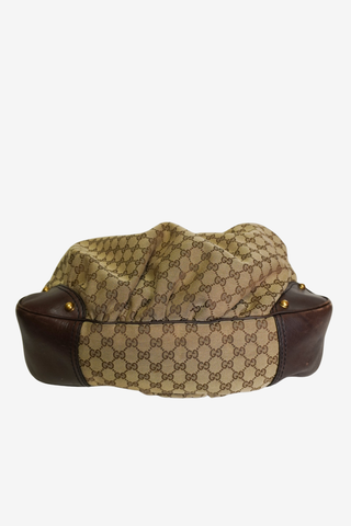 Gucci GG Canvas Jockey Large Hobo