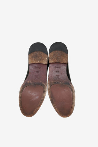 Louis Vuitton LV Monogram Leather Boots sz 38.5