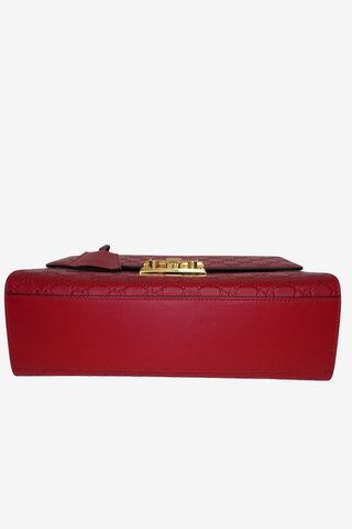 Gucci Red Medium Padlock Bag