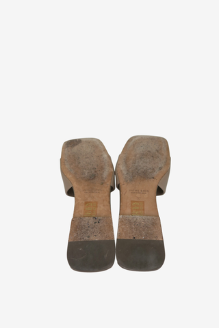 Anine Bing Leather Slides sz 37 - Designer sandals at The Find Luxury Resale - Vancouver, Canada