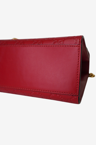 Gucci Red Medium Padlock Bag