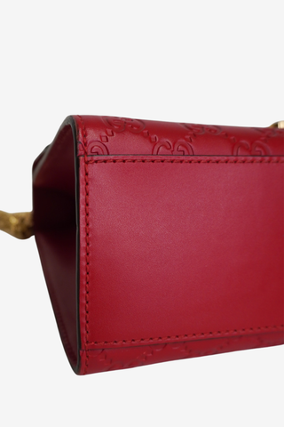 Gucci Red Medium Padlock Bag