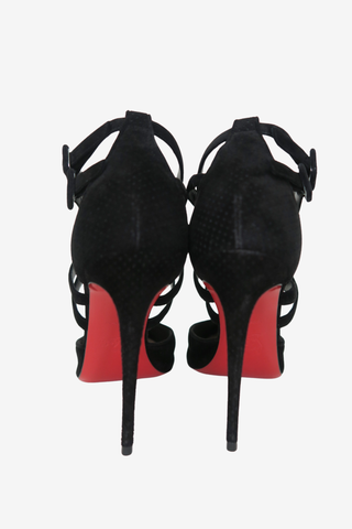 Christian Louboutin Suede Pumos sz 39 - Designer heels at The Find Luxury Resale - Vancouver, Canada