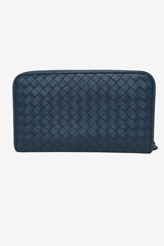 Bottega Veneta Blue Wallet - Designer at The Find Luxury Resale - Vancouver, Canada