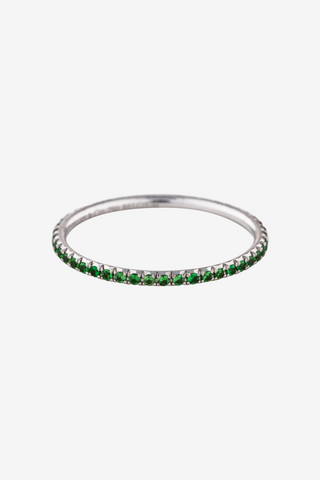 Tiffany & Co. 18K Tsavorite Garnet Metro Ring - Designer Rings at The Find Luxury Resale - Vancouver, Canada