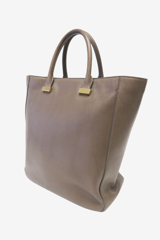 The Row Leather Tall Day Luxe Tote - Designer Handbags at The Find Luxury Resale - Vancouver, Canada