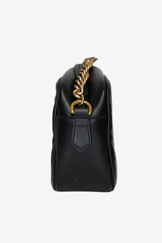 Gucci GG Marmont Medium Camera Bag Black - Designer Handbags at The Find Luxury Resale - Vancouver, Canada