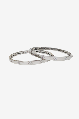 Roberto Coin 18K Love in Verona Narrow Hinged Bangle