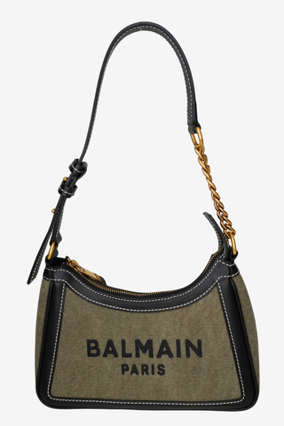 Balmain Canvas Shoulder Bag