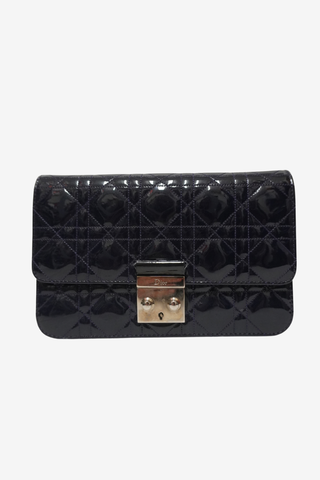 Christian Dior Diorissimo Patent Small Miss Dior - Designer shoulder bag at The Find Luxury Resale - Vancouver, Canada