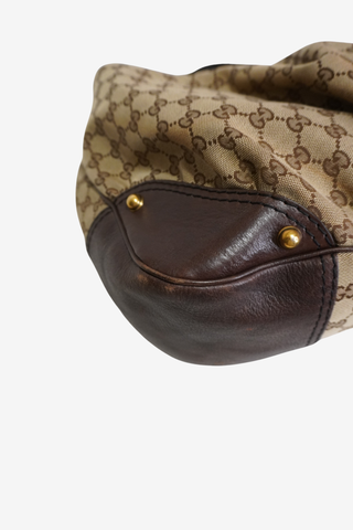 Gucci GG Canvas Jockey Large Hobo