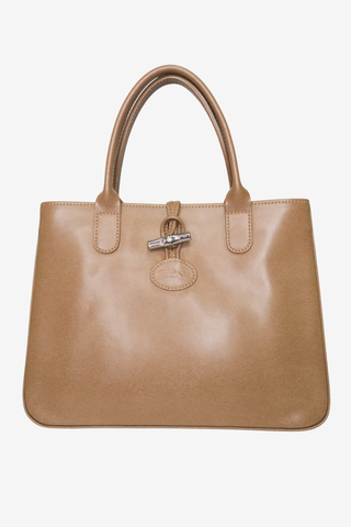 Longchamp Small Leather Tote - Designer Handbags at The Find Luxury Resale - Vancouver, Canada