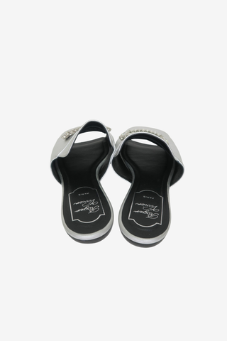 Roger Vivier Crystal Embellishments Slides sz 37 - Designer sandals at The Find Luxury Resale - Vancouver, Canada