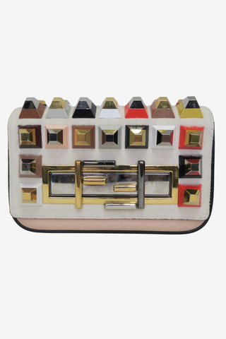 Fendi Pink Leather/Fur Crossbody Bag - Designer Handbags at The Find Luxury Resale - Vancouver, Canada