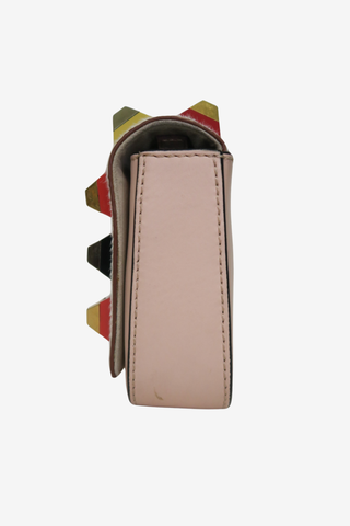 Fendi Pink Leather/Fur Crossbody Bag - Designer Handbags at The Find Luxury Resale - Vancouver, Canada