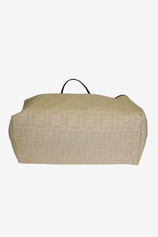 Fendi Zucchino FF Roll Tote - Designer handbag at The Find Luxury Resale - Vancouver, Canada