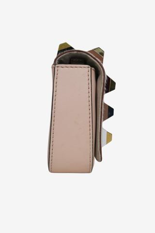 Fendi Pink Leather/Fur Crossbody Bag - Designer Handbags at The Find Luxury Resale - Vancouver, Canada