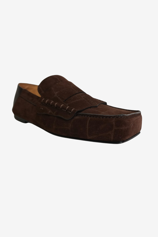 Jacquemus Suede Square Toe Loafer sz 38