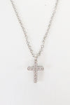 Tiffany & Co. Tiffany Small Diamond Metro Cross Necklace