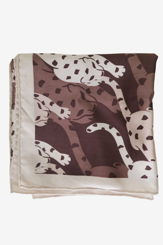 Cartier Panther Silk Scarf - Designer scarf at The Find Luxury Resale - Vancouver, Canada