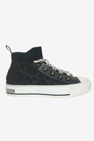 Christian Dior 'Walk'n Dior' High-Top Sneakers 37 - Designer sneakers at The Find Luxury Resale - Vancouver, Canada