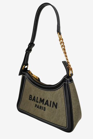Balmain Canvas Shoulder Bag