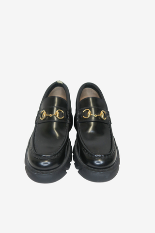 Gucci Horsebit Accent Leather Loafers sz 39 - Designer shoes at The Find Luxury Resale - Vancouver, Canada