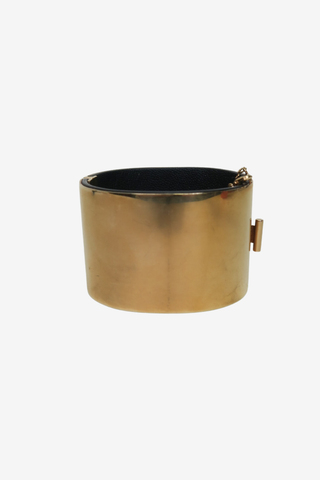 Celine Gold Cuff - Designer Bracelet at The Find Luxury Resale - Vancouver, Canada