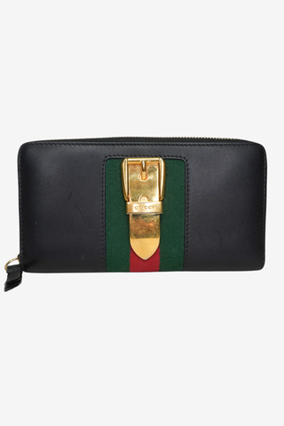 Gucci Black Web Wallet - Designer wallet at The Find Luxury Resale - Vancouver, Canada
