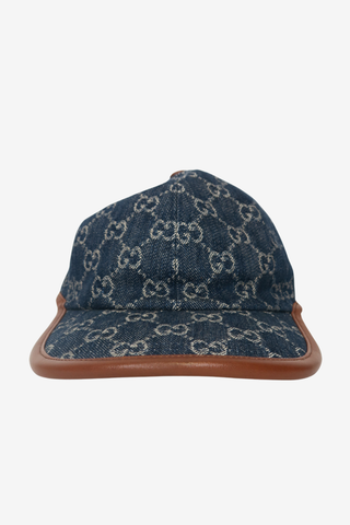Gucci GG Denim Hat Sz S - Designer Hats at The Find Luxury Resale - Vancouver, Canada