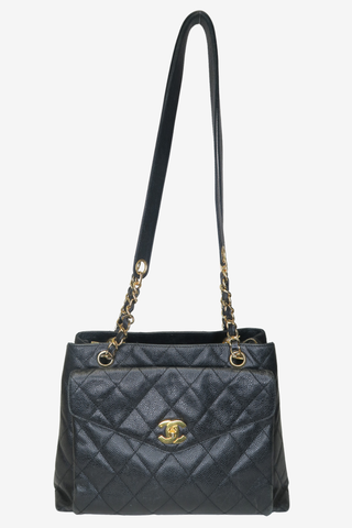 Chanel CC Caviar Shoulder bag - Designer Handbags at The Find Luxury Resale - Vancouver, Canada