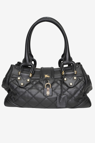 Burberry Quilted Leather Handle Bag - Designer Handbags at The Find Luxury Resale - Vancouver, Canada