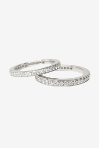 Tiffany & Co. Platinum Diamond Eternity Band - Designer Rings at The Find Luxury Resale - Vancouver, Canada